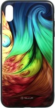 Telefoniümbris Tellur Cover Glass print, Apple iPhone XS Max, erinevad värvid