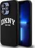 Telefoniümbris DKNY Liquid Silicone White Printed Logo MagSafe DKHMP15LSNYACH, Apple iPhone 15 Pro, must