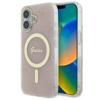 Telefoniümbris Guess GUHMP16MH4STP 4G MagSafe, Apple iPhone 16 Plus, roosa
