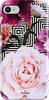 Telefoniükaan PURO Glam Geo Flowers, Apple iPhone SE (2022/2020) / 8 / 7 / 6s, roosa pojeng