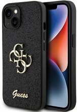 Telefoniümbris Guess GUHCP15SHG4SGK Glitter Script Big 4G, Apple iPhone 15, must