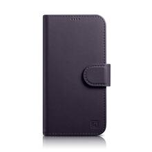 Telefoniümbris iCarer Wallet 2in1, Apple iPhone 14 Plus, tume lilla