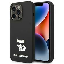 Telefoniümbris Karl Lagerfeld KLHCP14LSLCTBK Silicone Choupette Body, Apple iPhone 14 Pro, must