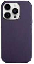 Telefoniümbris Reach Mag Leather Case, Apple iPhone 15, tume lilla