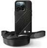 Telefoniümbris BMW BMHCP16X23PSCCK M Edition Carbon Stripe & Strap, Apple iPhone 16 Pro Max, must