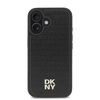 DKNY PU Leather Repeat Pattern Stack Logo MagSafe, Apple iPhone 16 Plus, must