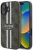 Telefoniümbris Guess 4G Printed Stripes MagSafe, Apple iPhone 16, pruun