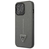 Telefoniümbris Guess GUHCP14XPSATLG Saffiano Triangle Logo, Apple iPhone 14 Pro Max, hõbedane