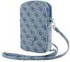 Telefoni kott Guess Zip 4G Triangle GUWBZP4GFTSB, sinine