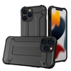 Telefoniümbris Hybrid Armor Case Tough Rugged Cover, Apple iPhone 13 Pro, must, Hurtel