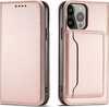 Telefoniümbris Magnet Card Case, Samsung Galaxy S23+, roosa