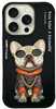 Telefoniümbris Nimmy Glasses Cool Dog, Apple iPhone 16 Pro, must