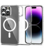 Telefoniümbris Tech-Protect FlexAir Hybrid MagSafe, Apple iPhone 15 Pro Max, läbipaistev