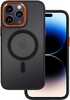 Telefoniümbris Tel Protect Magnetic Carbon, Apple iPhone 15 Plus, must/oranž