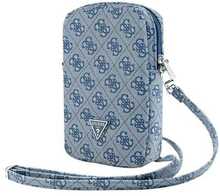Telefoni kott Guess Zip 4G Triangle GUWBZP4GFTSB, sinine