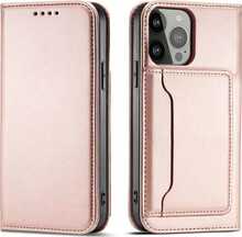 Telefoniümbris Magnet Card Case, Samsung Galaxy S23+, roosa