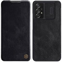 Nillkin Qin nahast ümbris, Samsung Galaxy A73 5G, must