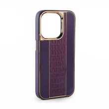 Nahast ümbris iLike Customized Plum, Apple iPhone 15, ploomililla