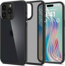 Telefoniümbris Spigen Ultra Hybrid, Apple iPhone 15 Pro, Frost Black