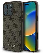 Telefoniümbris Guess 4G Classic GUHCP16XG4GFBR, Apple iPhone 16 Pro Max, pruun