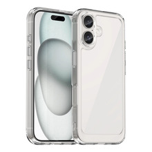 Telefoniümbris Hurtel Outer Space gel raamiga, Apple iPhone 16 Plus, läbipaistev