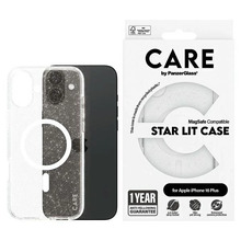 Telefoniümbris Panzer Glass CARE by PanzerGlass Flagship Star Lit, Apple iPhone 16 Plus 6.7, valge, MagSafe 1343