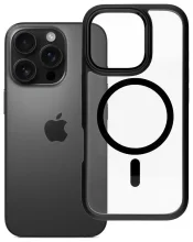 Telefoniümbris Roar Mag Bumper, iPhone 16 Pro, MagSafe, must