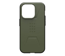 Telefoniümbris Urban Armor Gear UAG Civilian MagSafe, Apple iPhone 15 Pro, roheline