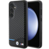 BMW Leather Carbon ümbris BMHCS24S22NBCK, Samsung Galaxy S24, must