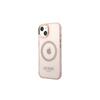 Telefoniümbris Guess Gold Outline Translucent MagSafe GUHMP13XHTCMP, Apple iPhone 13 Pro Max, roosa