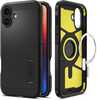 Telefoniümbris Spigen Tough Armor MagSafe ACS0821, Apple iPhone 16, must