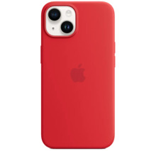 Apple Silicone Case with MagSafe MPT63ZM/A, iPhone 14 Plus, (PRODUCT)RED