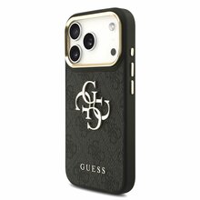 Telefoniümbris Guess 4G Big Classic Logo GUHCP17L4GMGCGR, Apple iPhone 17 Pro, must/kuldne