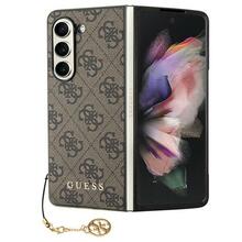 Telefoniümbris Guess GUHCZFD5GF4GBR 4G Charms Collection, Samsung Galaxy Z Fold 5, pruun