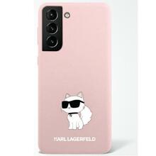 Telefoniümbris Karl Lagerfeld Silicone Choupette KLHCS23LSNCHBCP, Samsung Galaxy S23 Ultra, roosa