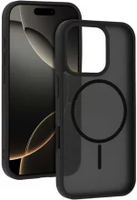Telefoniümbris Magmat Slim, Apple iPhone 16 Pro, must, Toptel