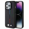 Telefoniümbris BMW Quilted Tricolor MagSafe Bmhmp15l22pvtk, Apple iPhone 15 Pro, must