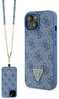 Telefoniümbris Guess Crossbody 4G Metal Logo GUHCP15SP4TDSCPB, Apple iPhone 15, sinine