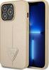 Telefoniümbris Guess GUHCP13LPSATLE Saffiano Triangle Logo, Apple iPhone 13 Pro, beež