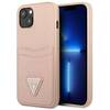Telefoniümbris Guess GUHCP13MPSATPP Saffiano Double Card, Apple iPhone 13, roosa