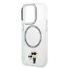 Telefoniümbris Karl Lagerfeld Iconic Karl&Choupette MagSafe KLHMP14MHNKCIT, Apple iPhone 14 Plus, läbipaistev