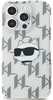Karl Lagerfeld IML Choupette Head & Monogram KLHCP15XHKLPCHT ümbris, Apple iPhone 15 Pro Max, läbipaistev