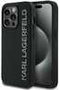 Telefoniümbris Karl Lagerfeld 3D Rubber Glitter Logo, Apple iPhone 13 Pro, must