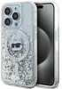 Telefoniümbris Karl Lagerfeld Liquid Glitter Choupette Head MagSafe KLHMP13XLGCHSGH, Apple iPhone 13 Pro Max, läbipaistev