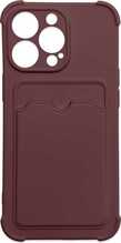 Telefoniümbris Hurtel Card Armor, Xiaomi Redmi 10X 4G / Redmi Note 9, silikoon, vaarikas