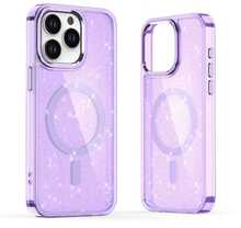 Telefoniümbris Hurtel Glitter MagSafe, Apple iPhone 16, lilla