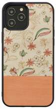 Telefoniümbris Man&Wood, Apple iPhone 12 Pro Max, pink flower black