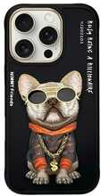 Telefoniümbris Nimmy Glasses Cool Dog, Apple iPhone 16 Pro Max, must