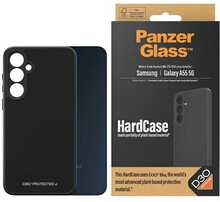 Telefoniümbris PanzerGlass HardCase D3O Bio, Samsung Galaxy A55 5G, läbipaistev/must