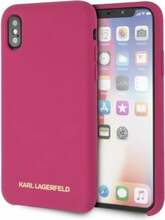 Telefoniümbris Karl Lagerfeld KLHCPXSLROG, Apple iPhone X/XS, fuksia